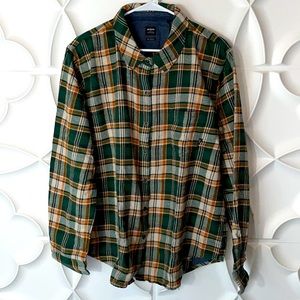 NWT Prana golden canyon flannel shirt soft pine